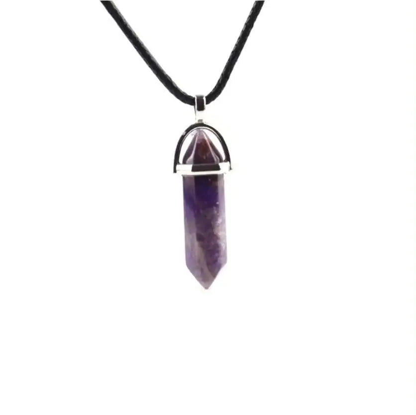 Amethyst Bullet Point Necklace | Chains and Necklaces | Wiccan Center