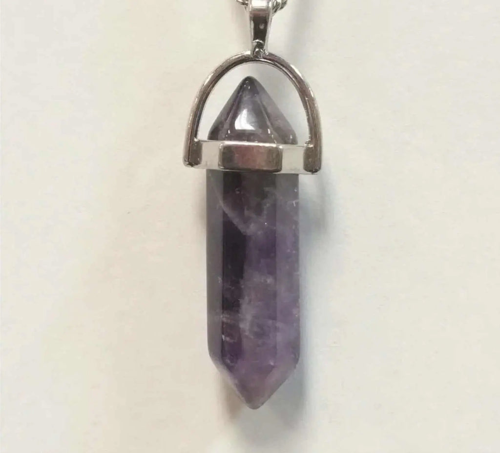 Amethyst Bullet Point Necklace | Chains and Necklaces | Wiccan Center