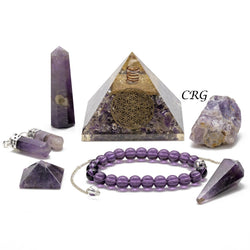 Amethyst Combination Kit 1 to 3 inches (7 Pieces) | Amethyst | Wiccan Center