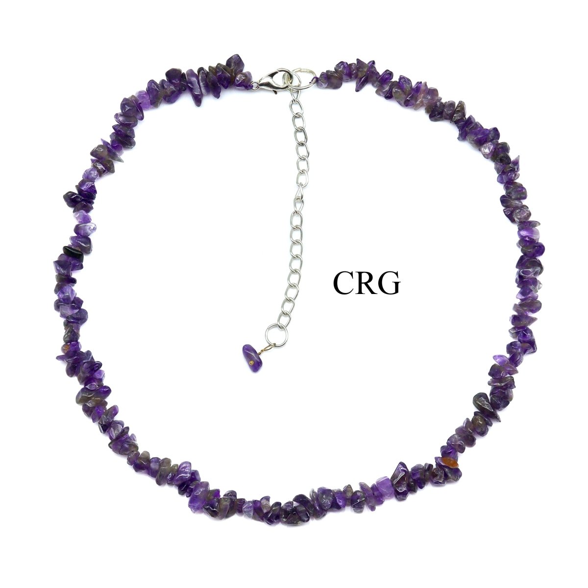 Amethyst Strand Chip Choker Necklace (16 Inches) (4 Pieces)