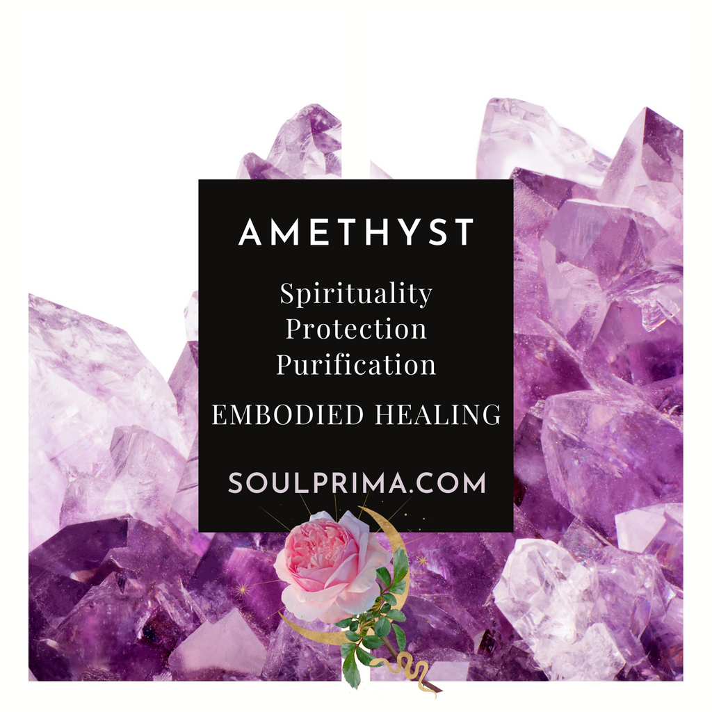 Amethyst 8mm Faceted Bracelet for Spiritual Support, Stretchy | Crystals | Wiccan Center