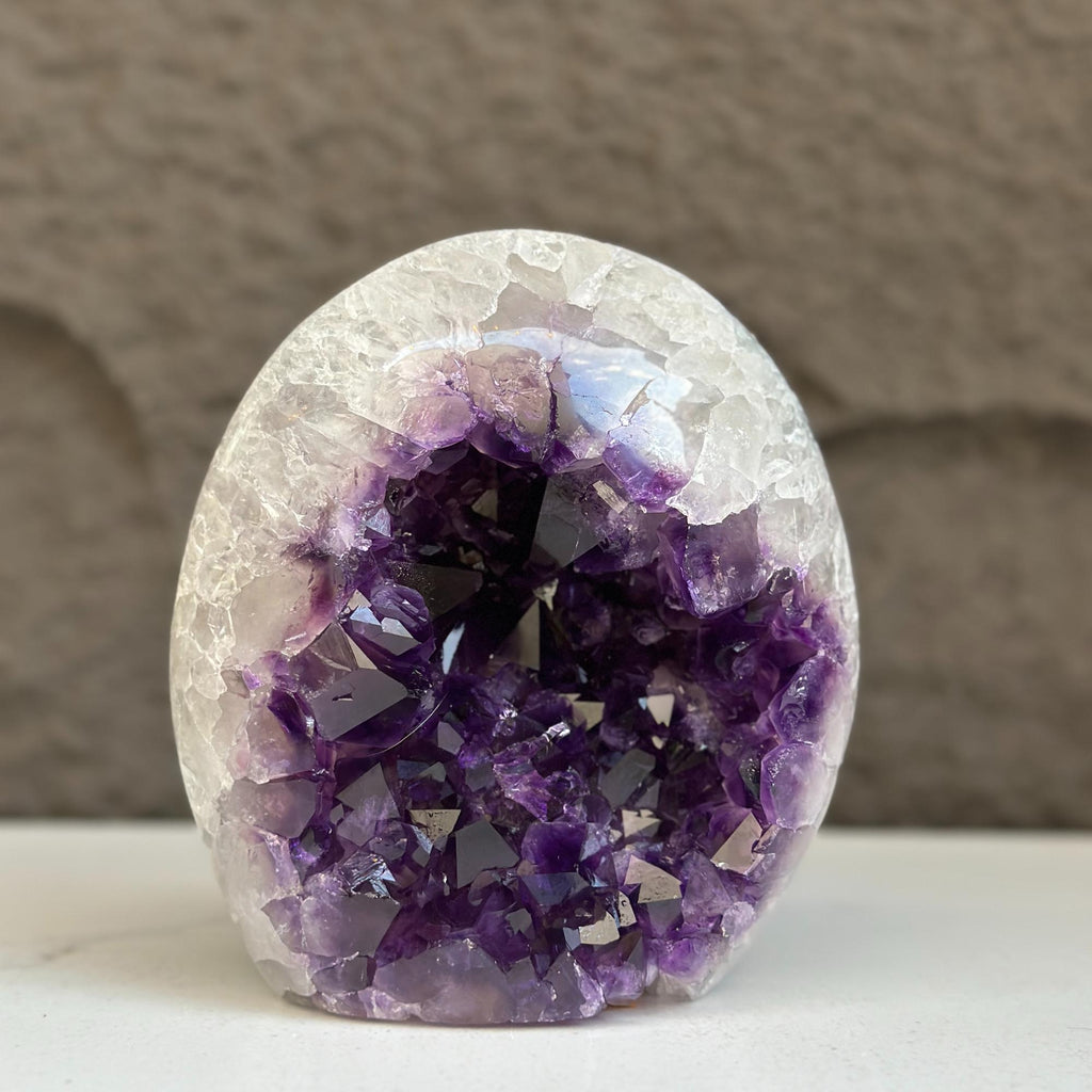 Deep Purple Amethyst Geode Cave, Perfect for Home Decor | Amethyst Geodes | Wiccan Center