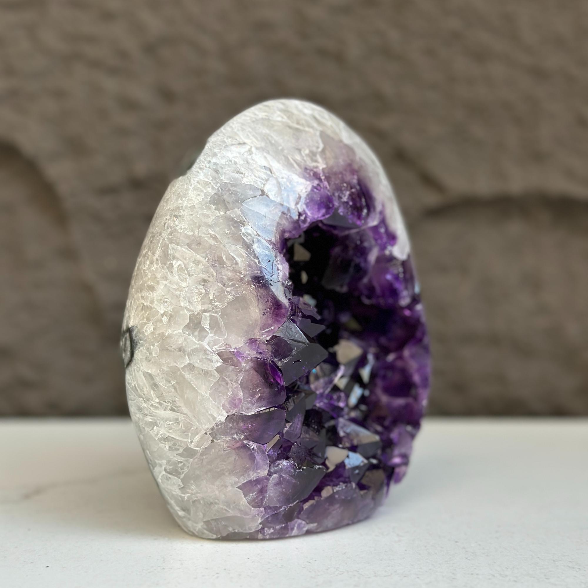Deep Purple Amethyst Geode Cave, Perfect for Home Decor | Amethyst Geodes | Wiccan Center