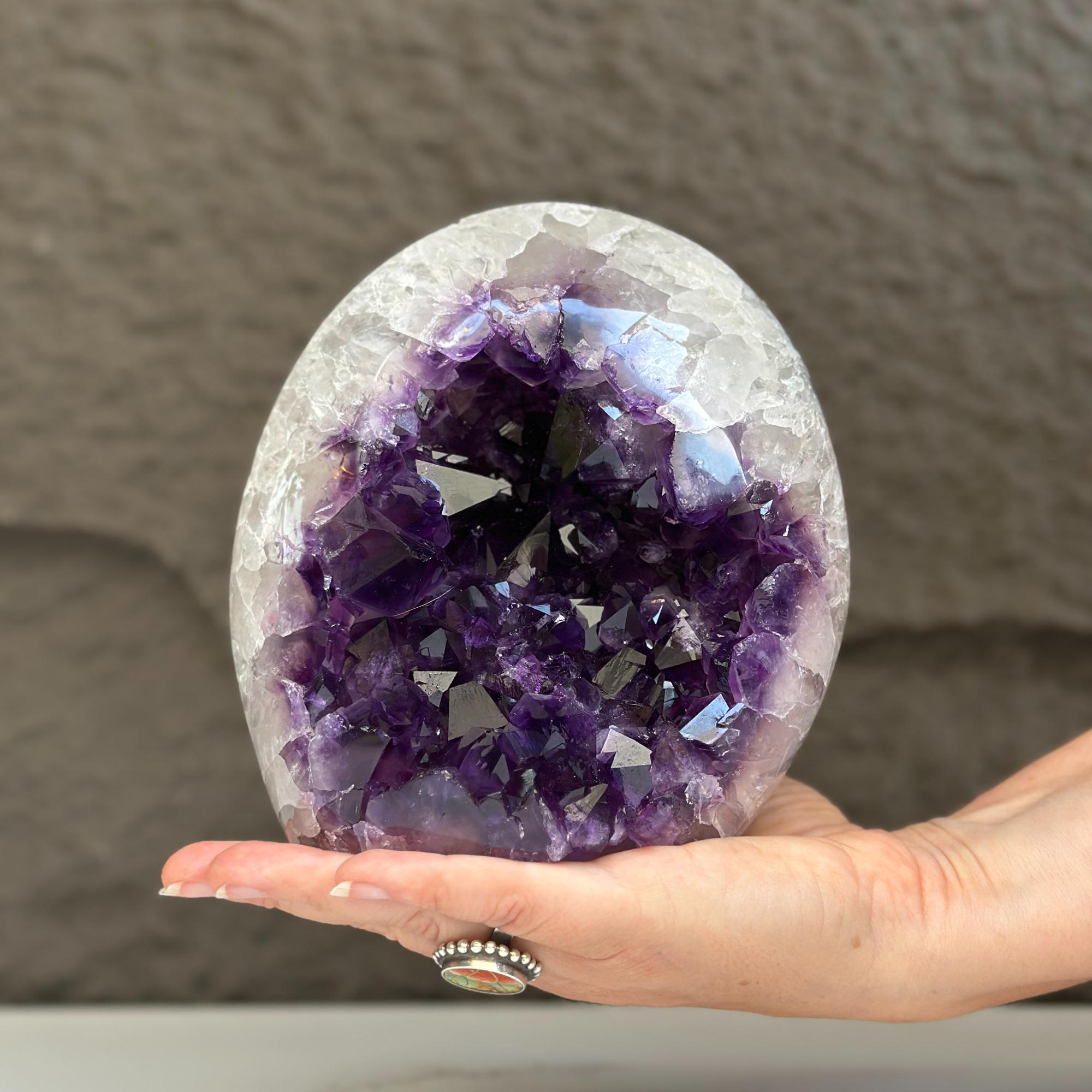 Deep Purple Amethyst Geode Cave, Perfect for Home Decor | Amethyst Geodes | Wiccan Center