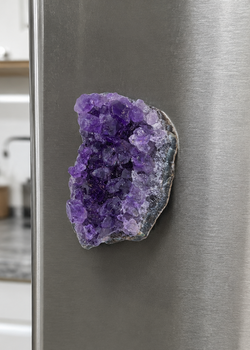 Amethyst Cluster Crystal Fridge Magnet | Magnets | Wiccan Center