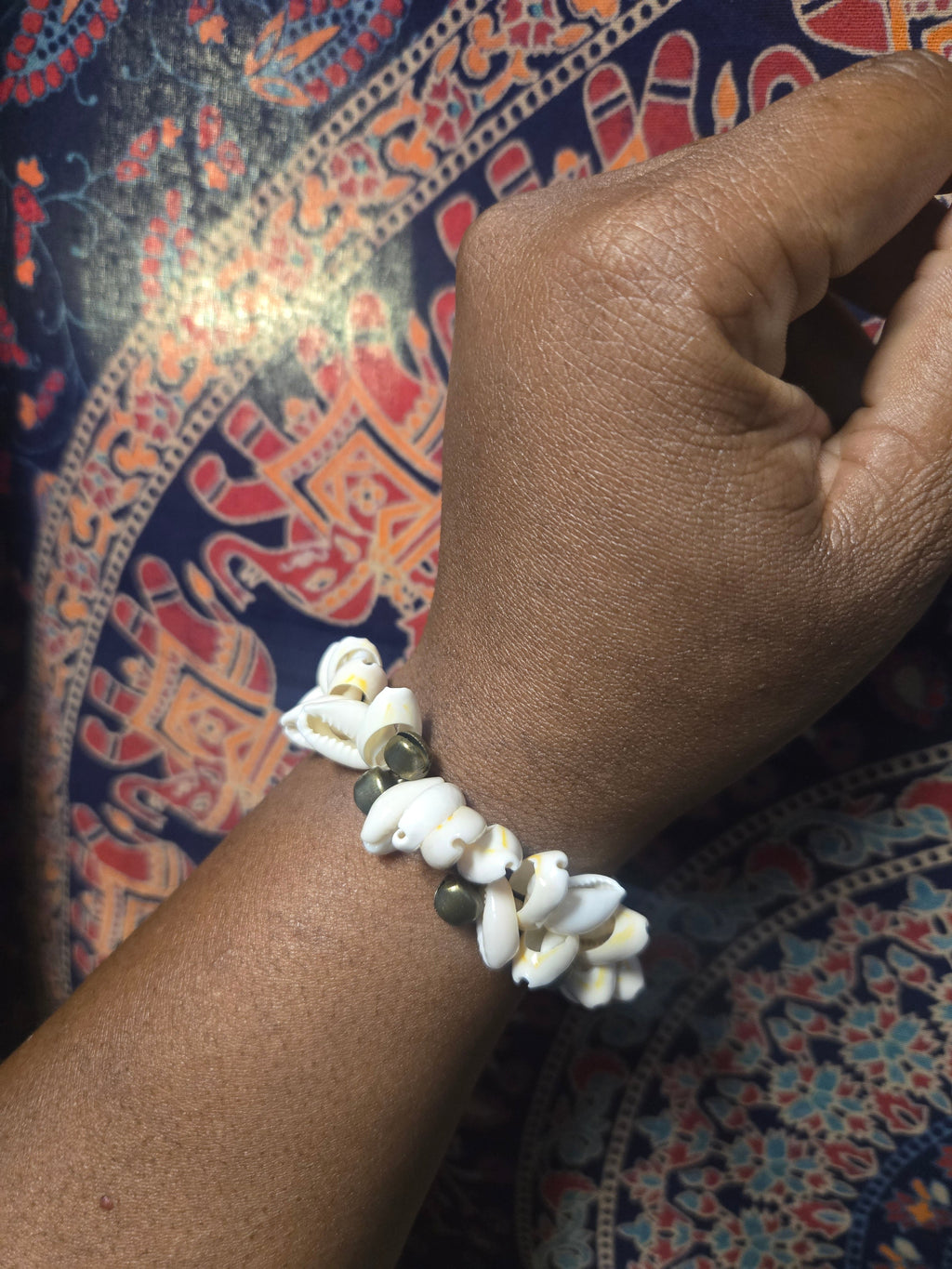 Cowerie Bell Bracelet - Spiritual Jewelry for Protection & Prosperity | | Wiccan Center