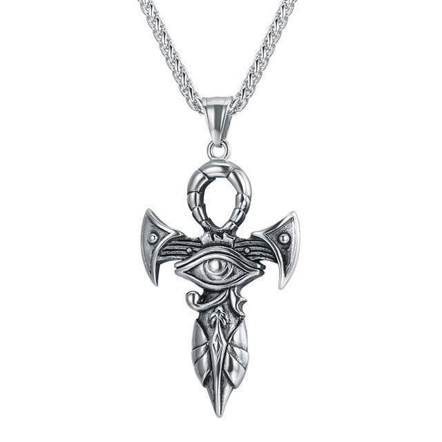 Ancient Egypt The Eye Of Horus Ankh Necklace | Pendants & Necklaces | Wiccan Center