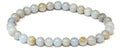 Angelite Round Bead Bracelet - Angelic Communication | Bracelets | Wiccan Center