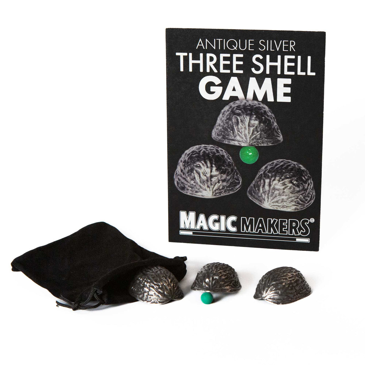 Metal Antique Silver 3 Shell Game | Magic Tricks | Wiccan Center