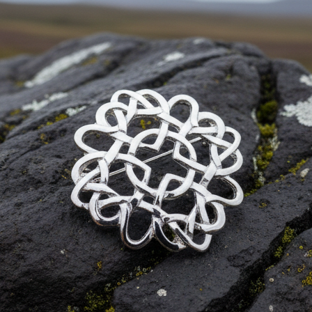 Four Marys Celtic Knot Brooch - Handmade in Scotland | Brooch | Wiccan Center