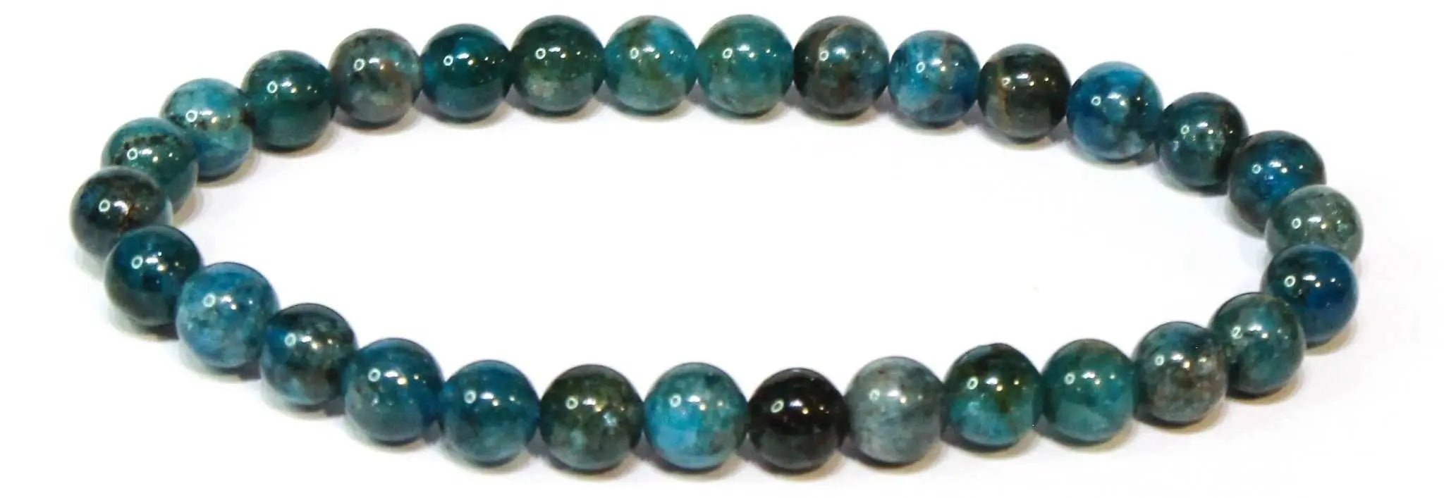 Apatite Round Bead Bracelet - Motivated Progress | Bracelets | Wiccan Center
