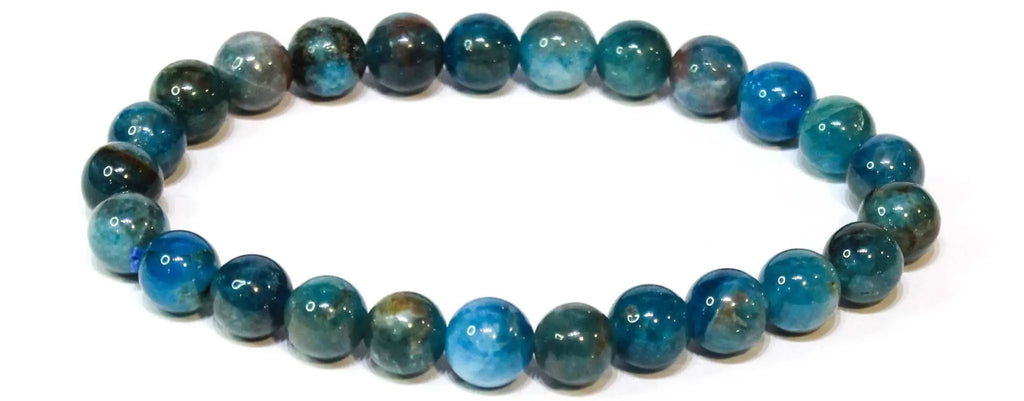 Apatite Round Bead Bracelet - Motivated Progress | Bracelets | Wiccan Center