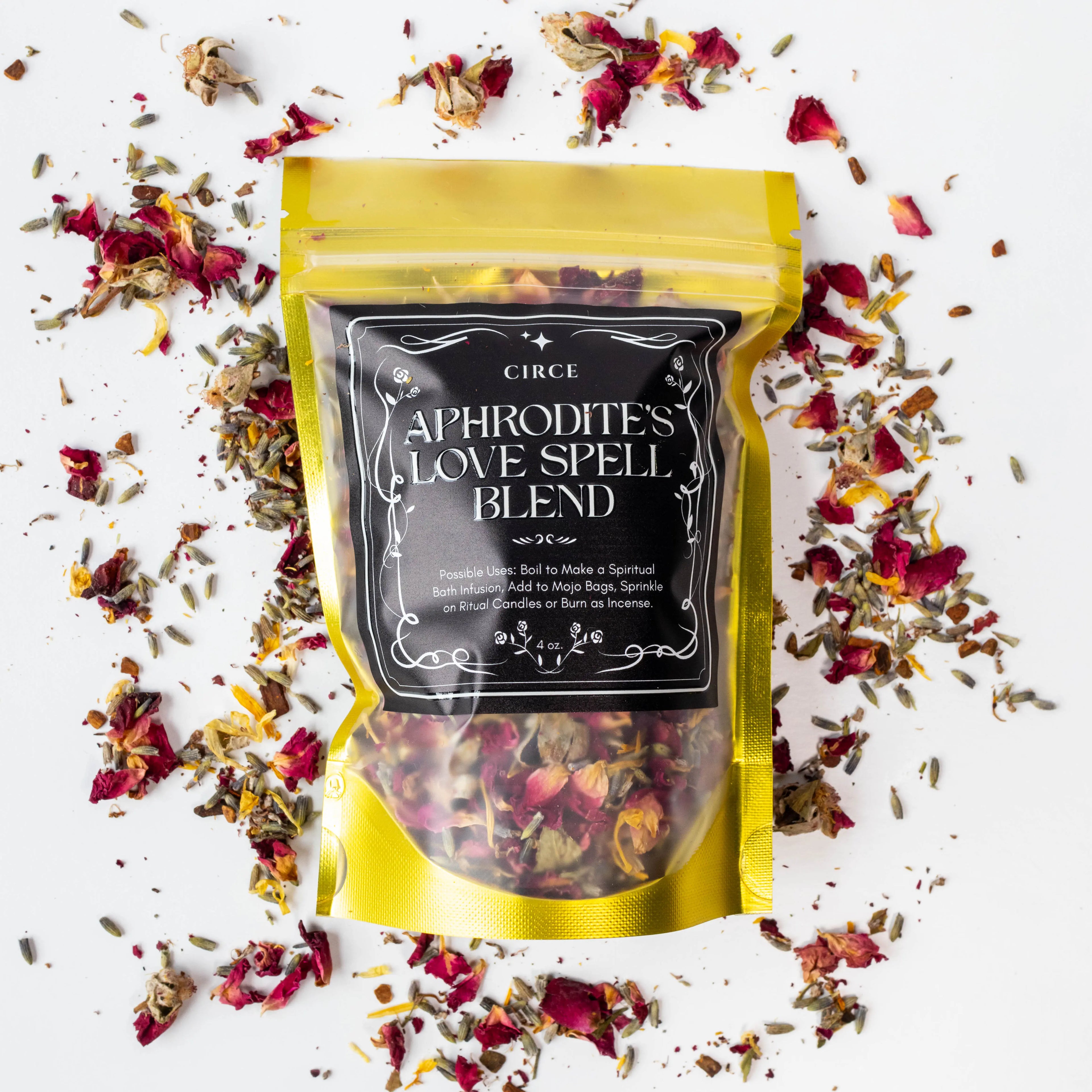 Herbal Ritual Blend – Four Intention Herbs for Cleansing, Love & Prosperity | | Wiccan Center