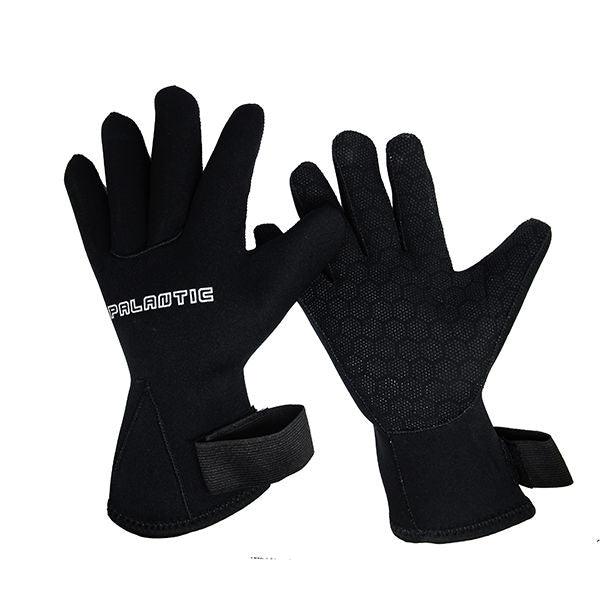 Spearfishing Palantic Black 3mm Neoprene Gloves Extra Warmth Titanium Coating | Gloves & Socks & Boots | Wiccan Center