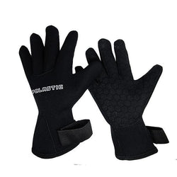 Spearfishing Palantic Black 3mm Neoprene Gloves Extra Warmth Titanium Coating | Gloves & Socks & Boots | Wiccan Center