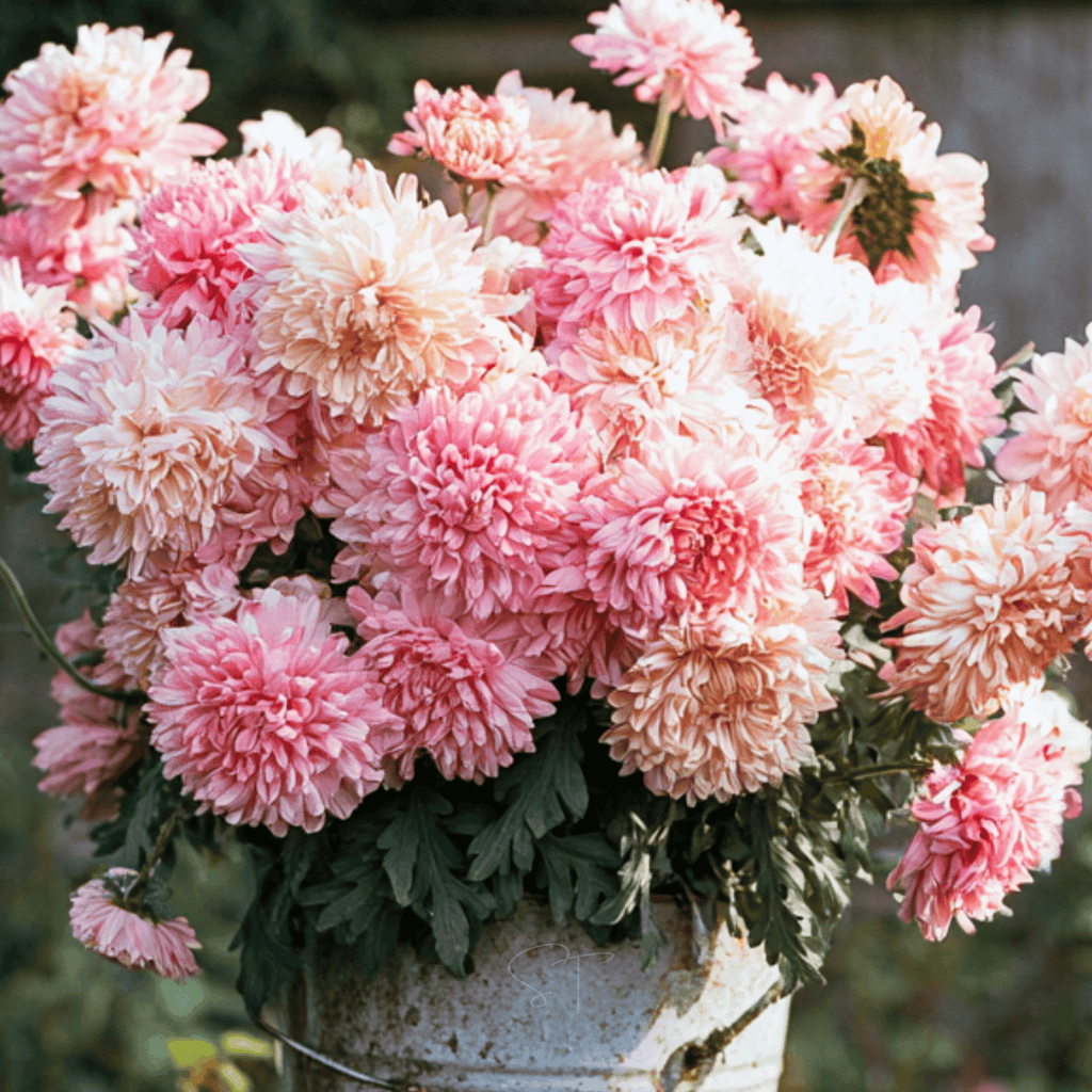 Apricot Paeony Duchess Aster – 50 Seeds | Seeds | Wiccan Center
