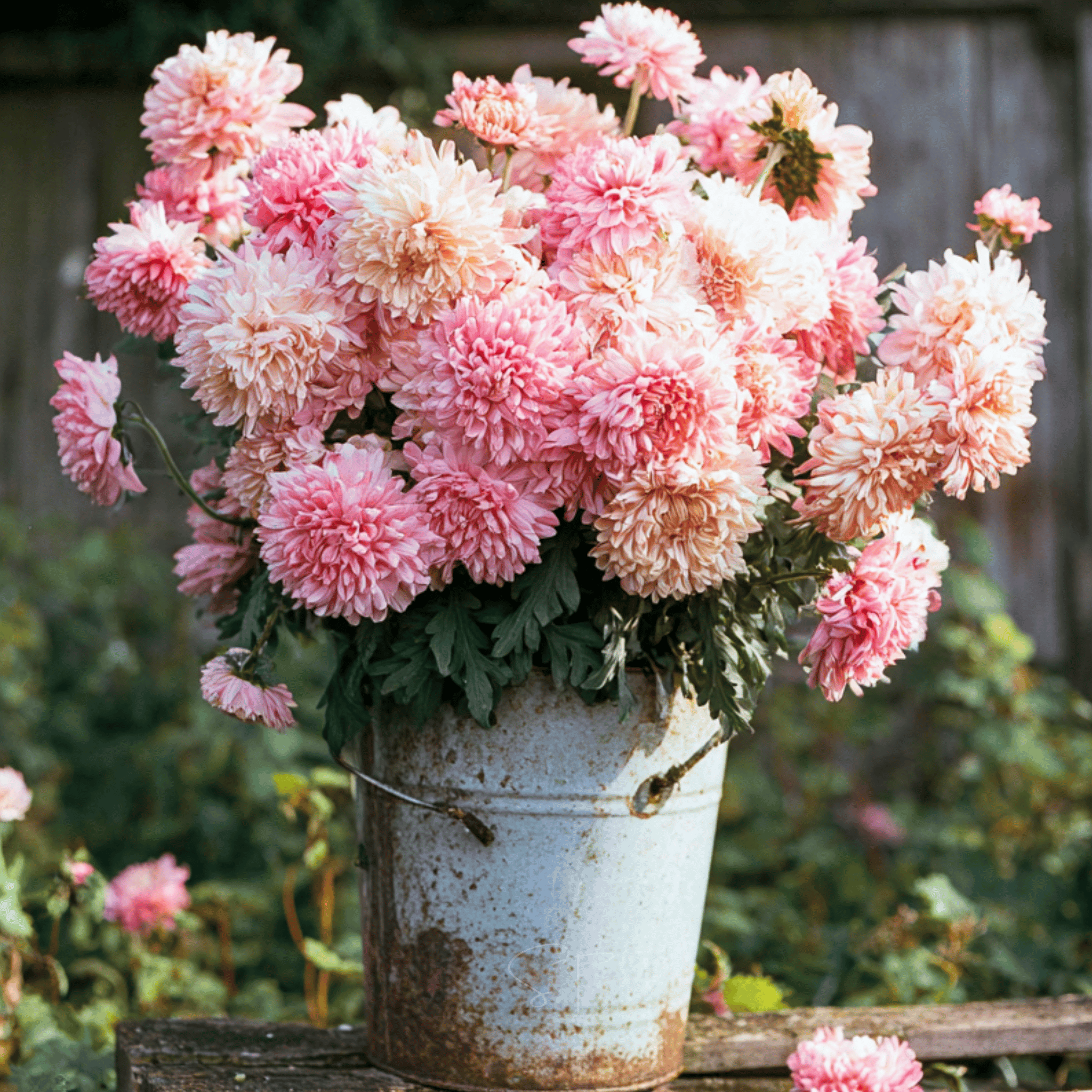 Apricot Paeony Duchess Aster – 50 Seeds | Seeds | Wiccan Center
