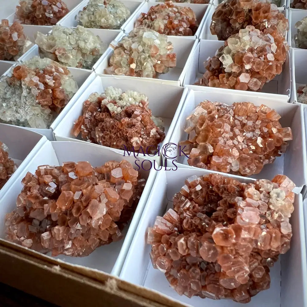 Aragonite Sputnik Mineral Crystal — Star Cluster for Grounding & Stress Relief