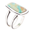 Art Blue Turquoise and Sterling Silver Statement Ring | Rings | Wiccan Center