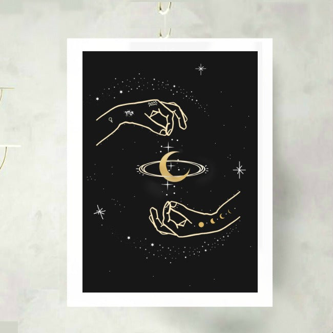 Celestial Hands Art Print