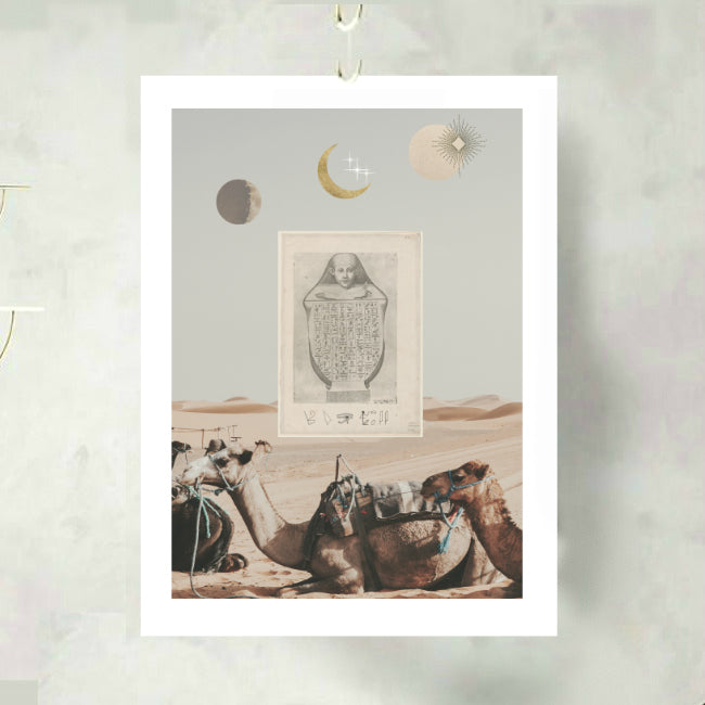 The Egyptian Scroll Art Print