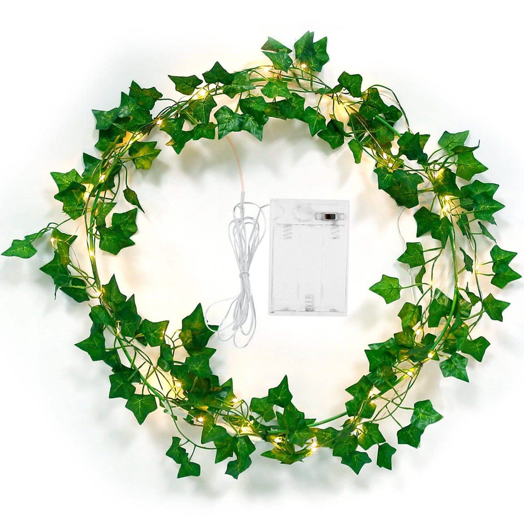 Artificial Ivy Leaves String Lights | Outdoor Lighting | Wiccan Center