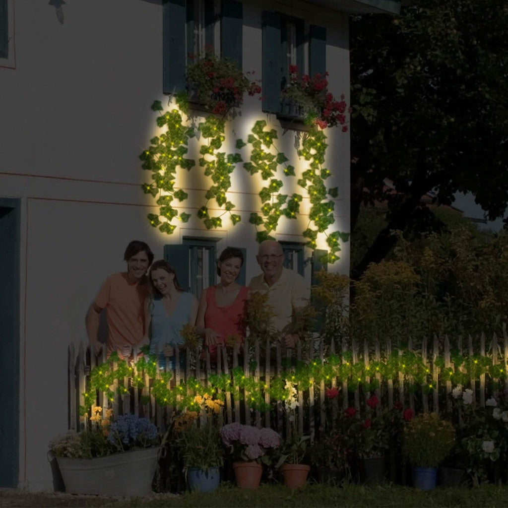 Artificial Ivy Leaves String Lights | Outdoor Lighting | Wiccan Center