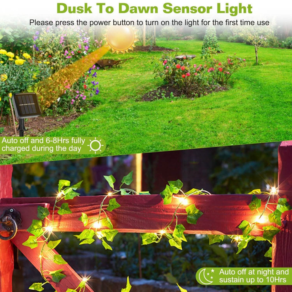 Artificial Ivy Leaves String Lights | Outdoor Lighting | Wiccan Center