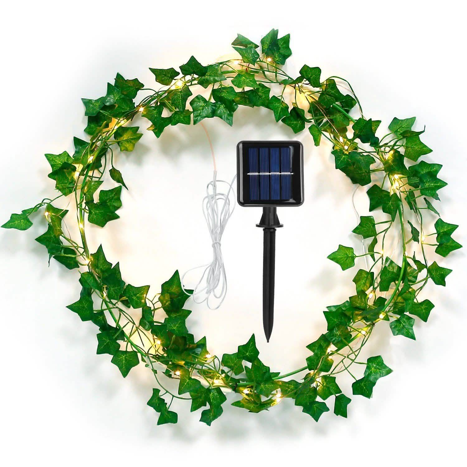 Artificial Ivy Leaves String Lights | Outdoor Lighting | Wiccan Center