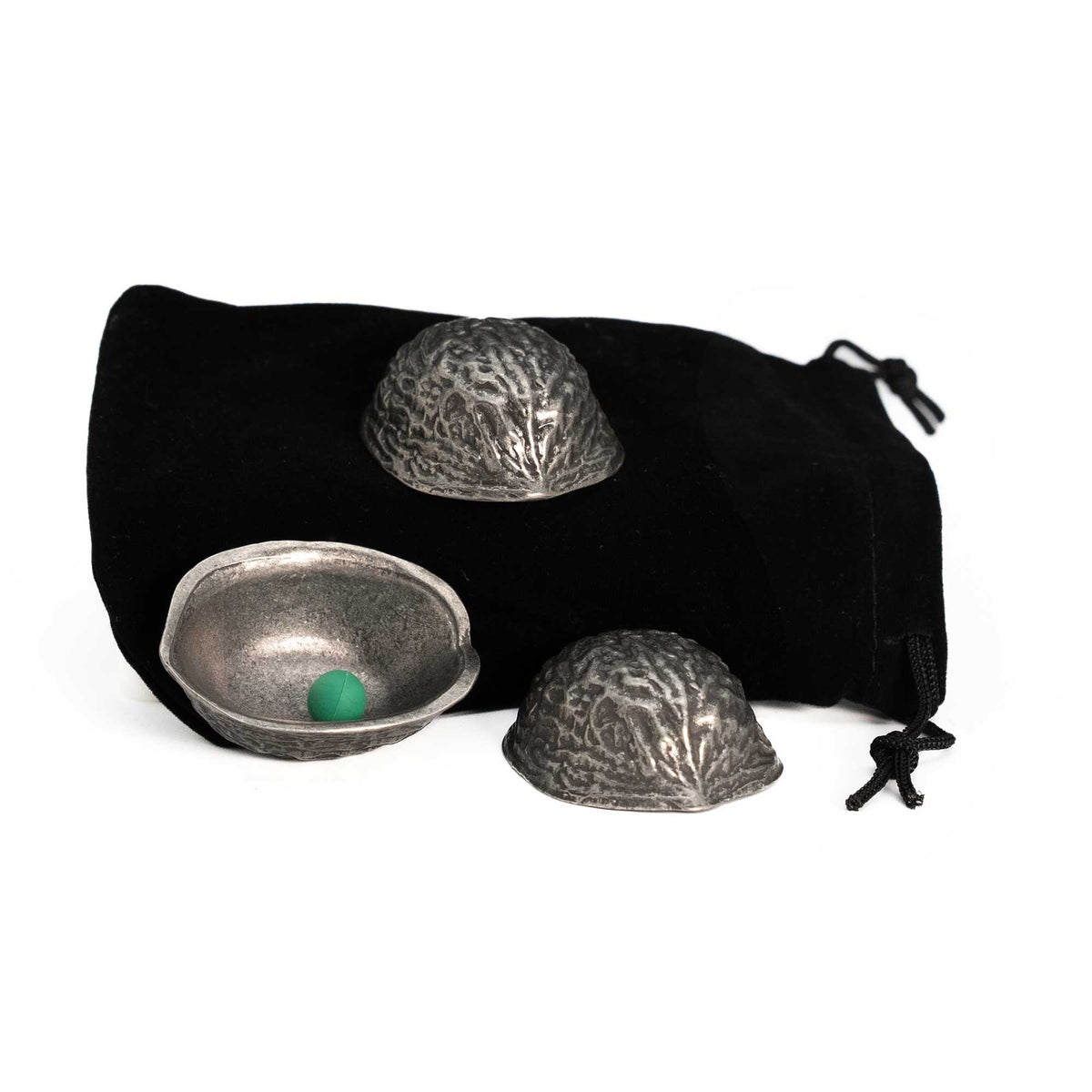 Metal Antique Silver 3 Shell Game | Magic Tricks | Wiccan Center