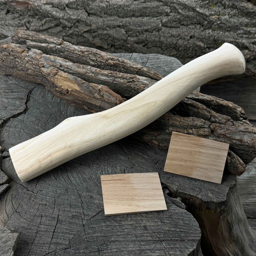 Ash Wood Axe Handle with Red Oak Wedges, 31 cm (12.2 inches)