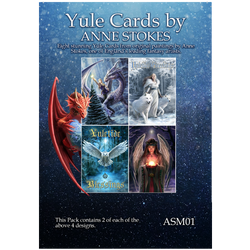 Anne Stokes Yule Cards Multipack Set | Anne Stokes Yuletide Magic Cards | Wiccan Center