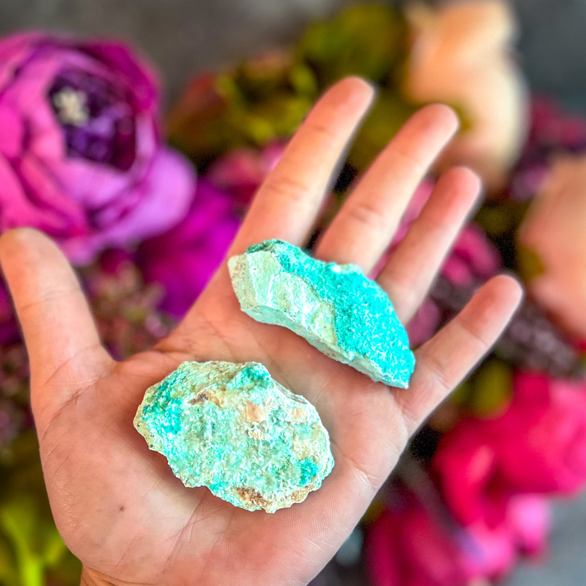 Raw Aurichalcite with Hemimorphite Specimens, USA Minerals | | Wiccan Center