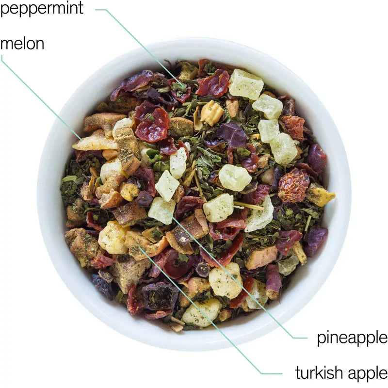 Capri - Honeydew Melon Mint Tea (Caffeine Free) | Beverages > Teas > Herbal Teas | Wiccan Center