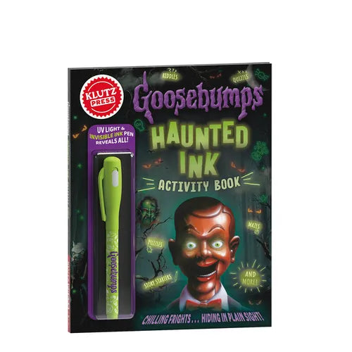 Goosebumps Haunted Ink Activity Book - Hardcover | Books | Wiccan Center
