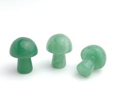 Gemstone Mushroom Carving - 0.5 Inch | Carvings | Wiccan Center