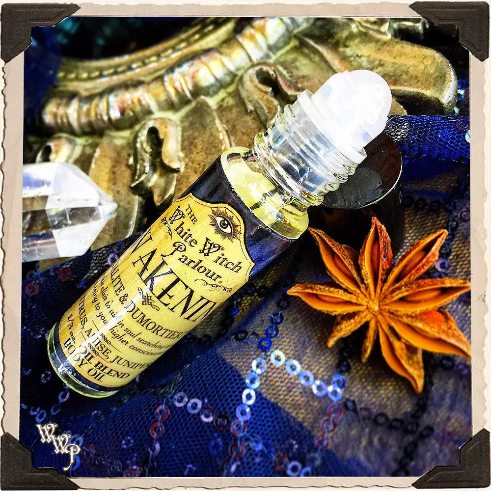 AWAKENING Elixir 1/3oz. BODY OIL Rollon. For Spiritual Growth & Finding Life Purpose. | aromatherapy, perfume, oils | Wiccan Center