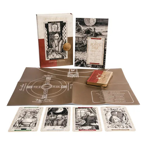 The John Dee Oracle: Wisdom from Queen Elizabeth's Magician (Oracle Kit Box Set with 29 Cards and Guide Book) - Hardcover | Books | Wiccan Center