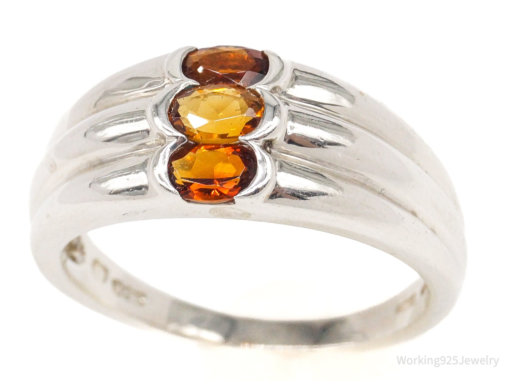 Vintage Citrine Sterling Silver Ring Size 9 | Jewelry > Rings | Wiccan Center