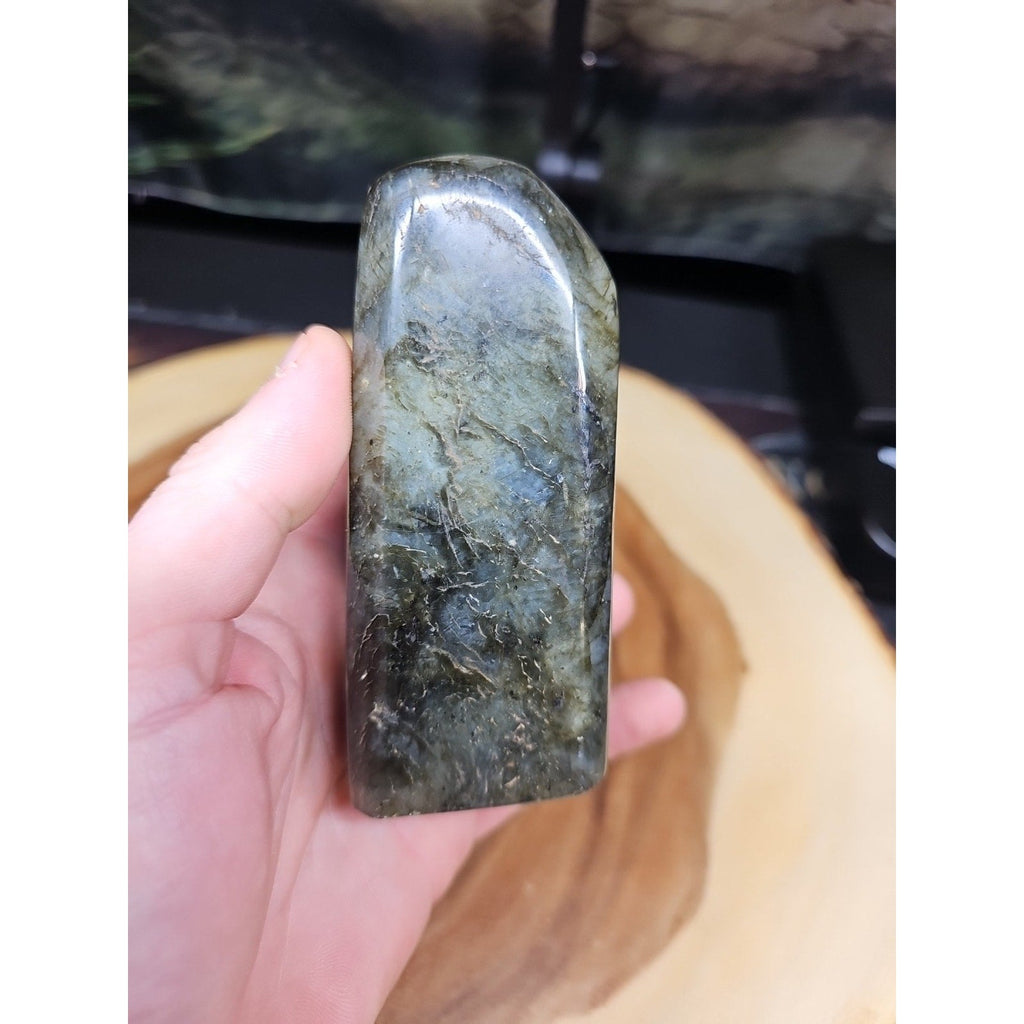 1.45LB 1Pcs Natural Rainbow Labradorite Crystal Spectrolite Stone