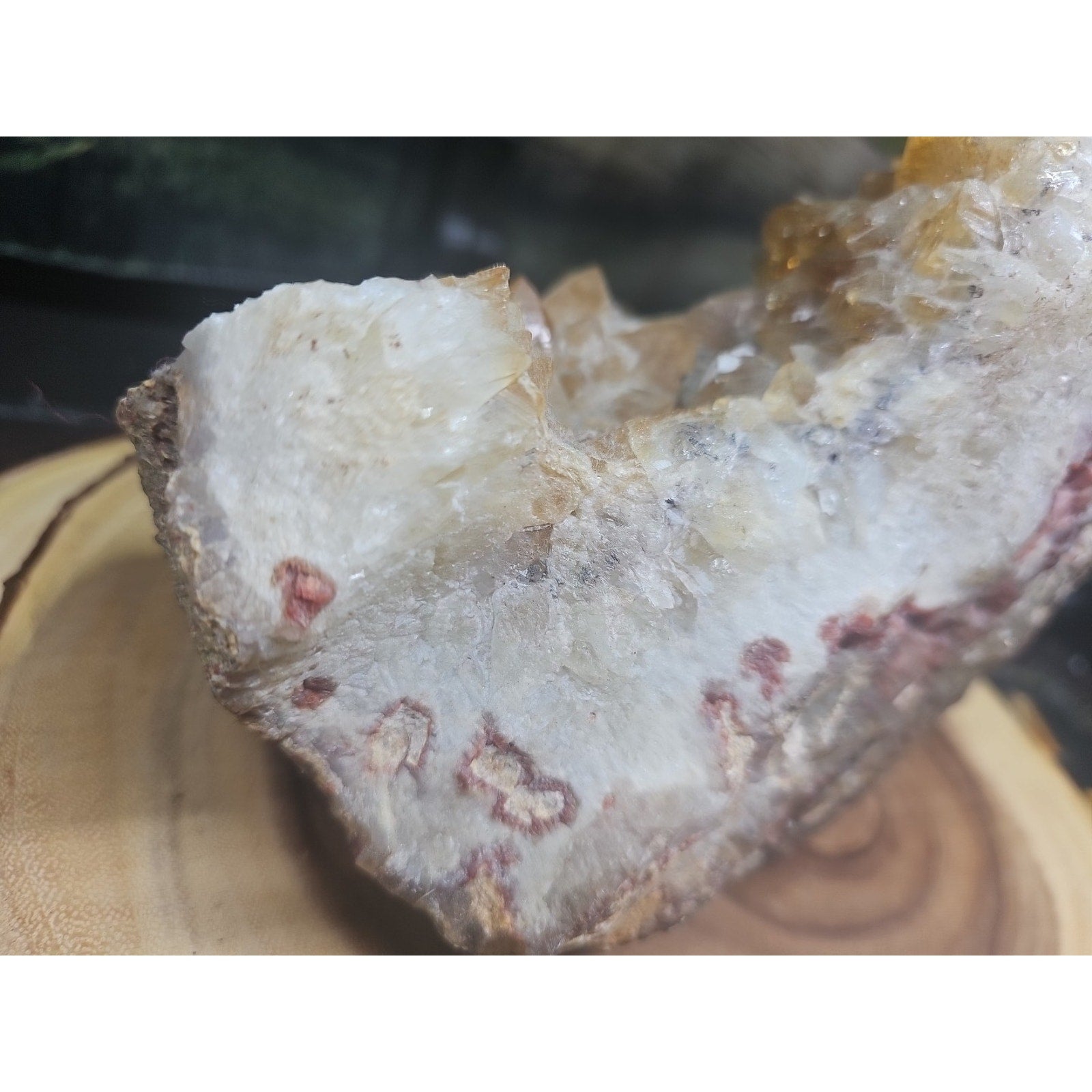 9.1 Lbs Heat Amethyst Crystal