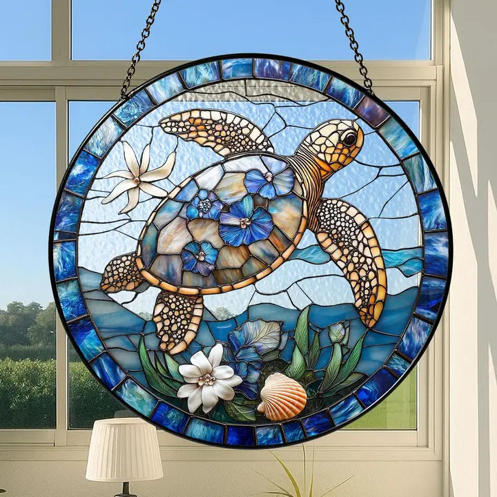Coastal Sea Turtle Suncatcher | Gifts | Wiccan Center