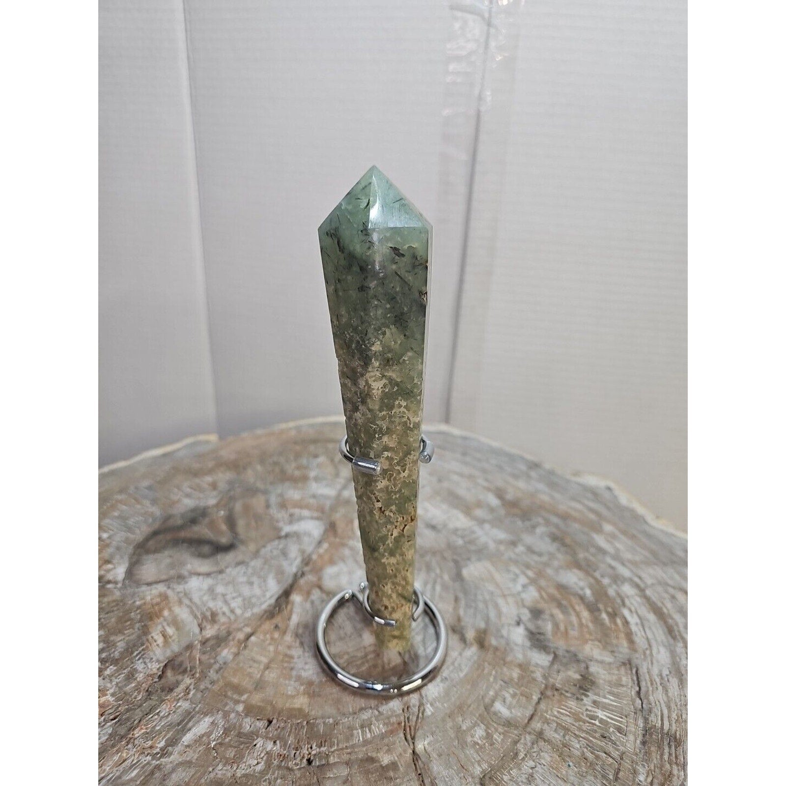 Grape Agate Scepter Crystal with Stand — 294g Collector Display Piece | CrystalCloud Company | Crystal Points & Towers | Wiccan Center