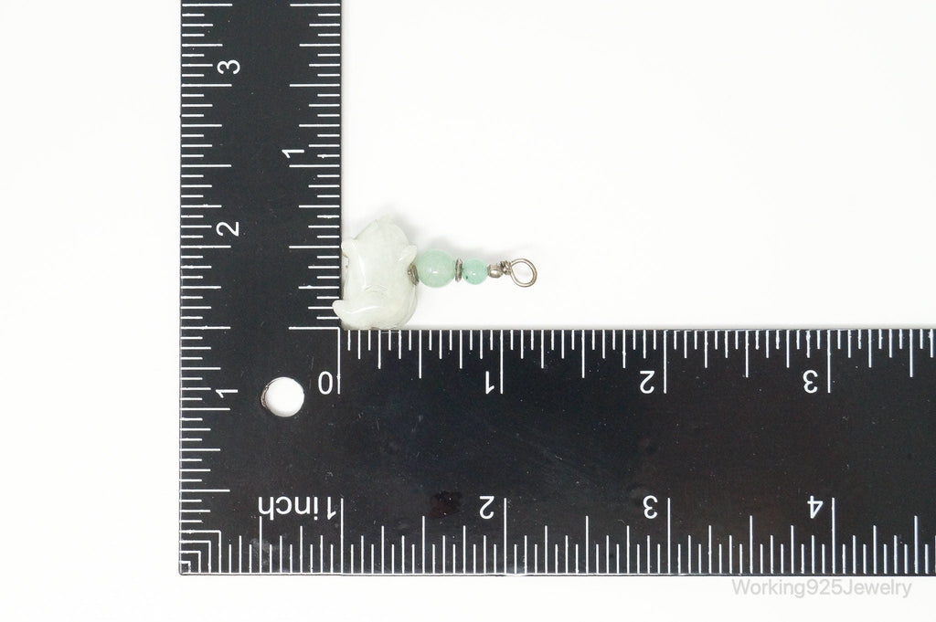 Vintage Carved Pig Jade Pendant | Jewelry > Necklaces > Pendants | Wiccan Center