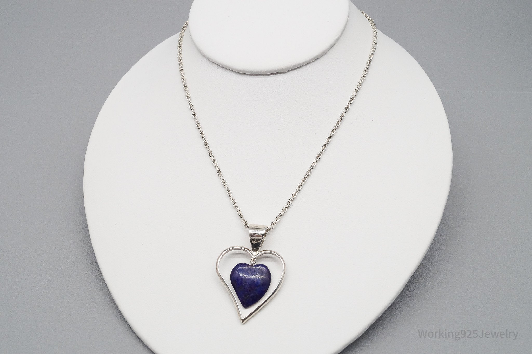 VTG Southwestern Desert Rose Trading Lapis Lazuli Sterling Silver Necklace | Jewelry > Necklaces | Wiccan Center