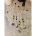 Natural Raw Rose Quartz, Amethyst Quartz Dowsing Pendulum | | Wiccan Center