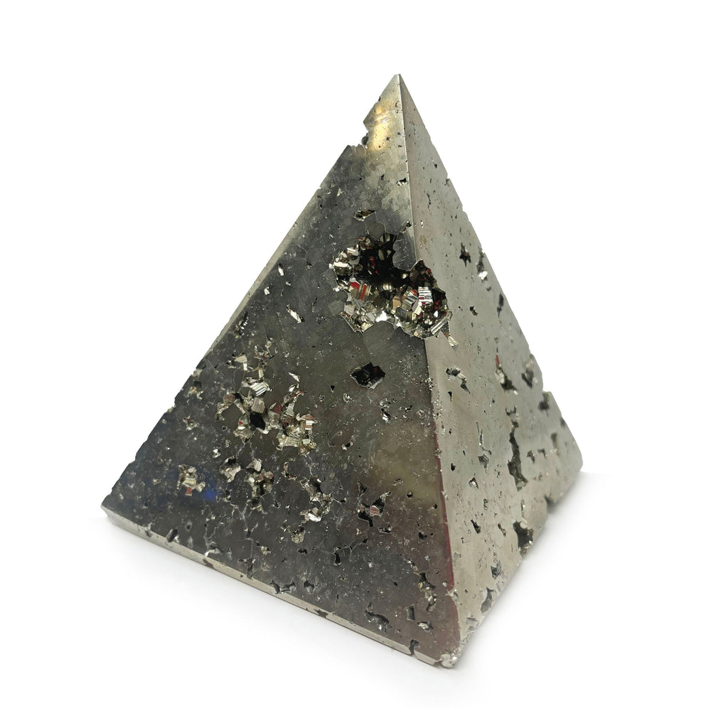 Peruvian Pyrite Pyramid | Crystals & Minerals > Figurines | Wiccan Center