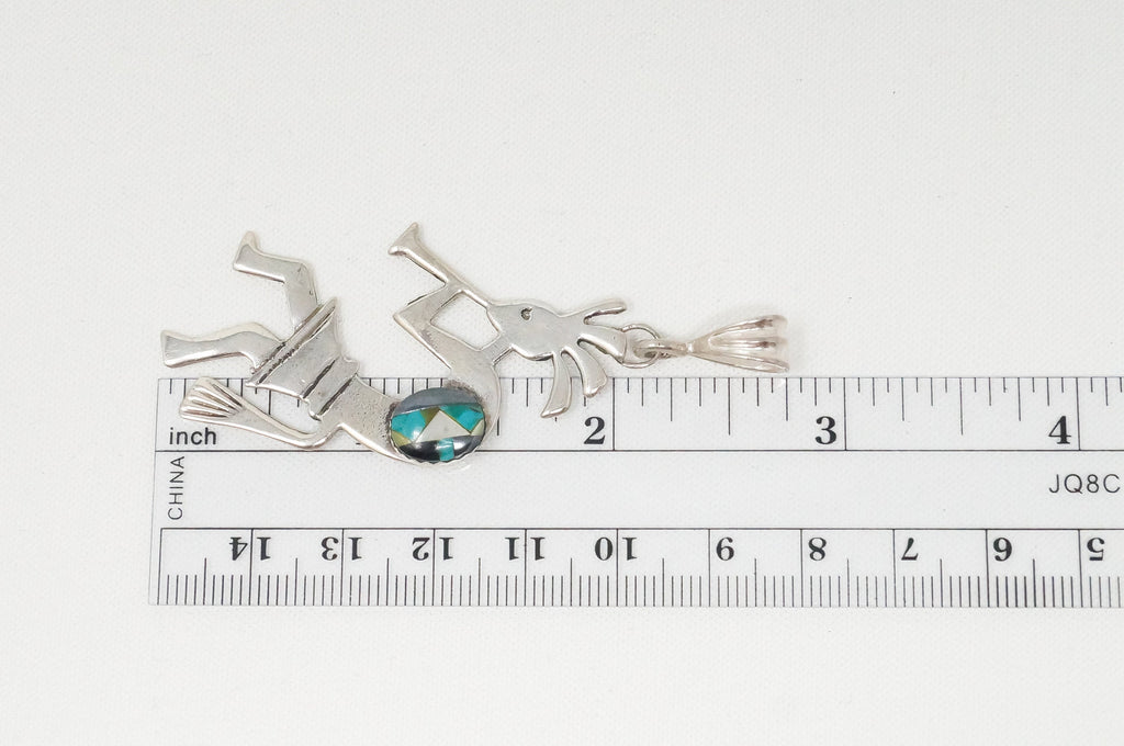 Vintage Native America Darrel Morgan Kokopelli Sterling Silver Necklace | Jewelry > Necklaces > Pendants | Wiccan Center