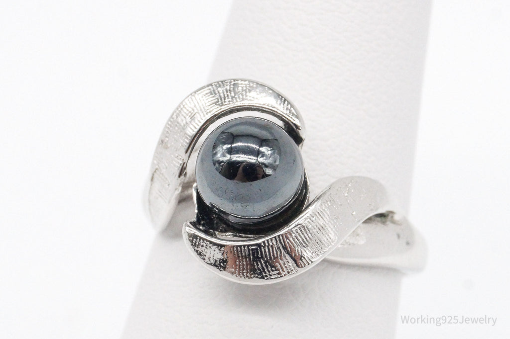 Vintage Hematite 14K Gold Over Sterling Silver Ring - Size 6.25 | Jewelry > Rings | Wiccan Center