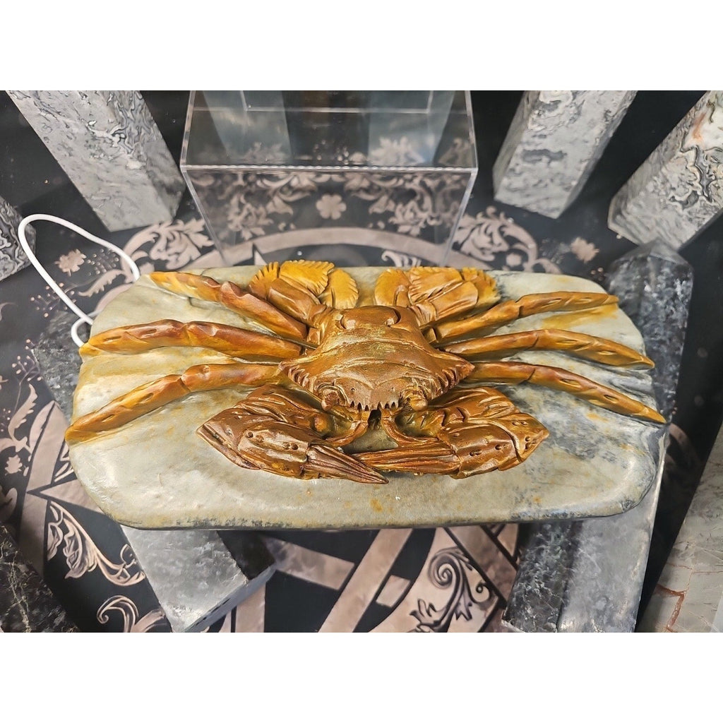 Mao Gong Shi Crab Skull - 7.9LB Hand-Carved Specimen | CrystalCloud Company